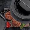 GLDFYYDS Cast Iron Burger Press Set, Compact Meat Press with