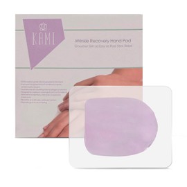 Kami Pure Silicone Hand Wrinkle Patches Anti-Aging Collagen Filler Pads Hydrate, Plump, & Smooth Skin, Reusable, Single Pack