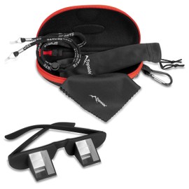 TOPSIDE Sicherungsbrille (Kletterbrille) mit hochwertigen Prismen inkl. Etui und Brillenband