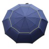 Extra Oversize Large Compact Umbrella Double Canopy Vented Windproof Waterproof