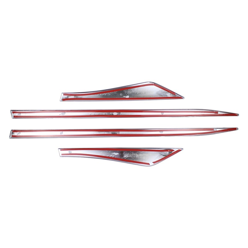 Roneeson 4Pcs Chrome Front and Rear Left Right Door Side