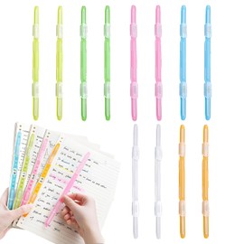 YINKE Paper Fasteners, Pack of 12, 2 Holes, Holds Documents and Documents, File Fasteners, Easy to Use Office Supplies, Color Coded Filing Durable