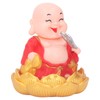 Nodding Smiling Buddha Maitreya Automatic Laughing Car Dashboard Solar Buddha