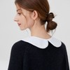 Booluee Fake Collar Detachable Dickey Collar Blouse Half Shirts Doll