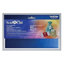 Brother Scans N Cut-Blatt, Metallic, Blau, 4-teilig, 10 x 20 cm