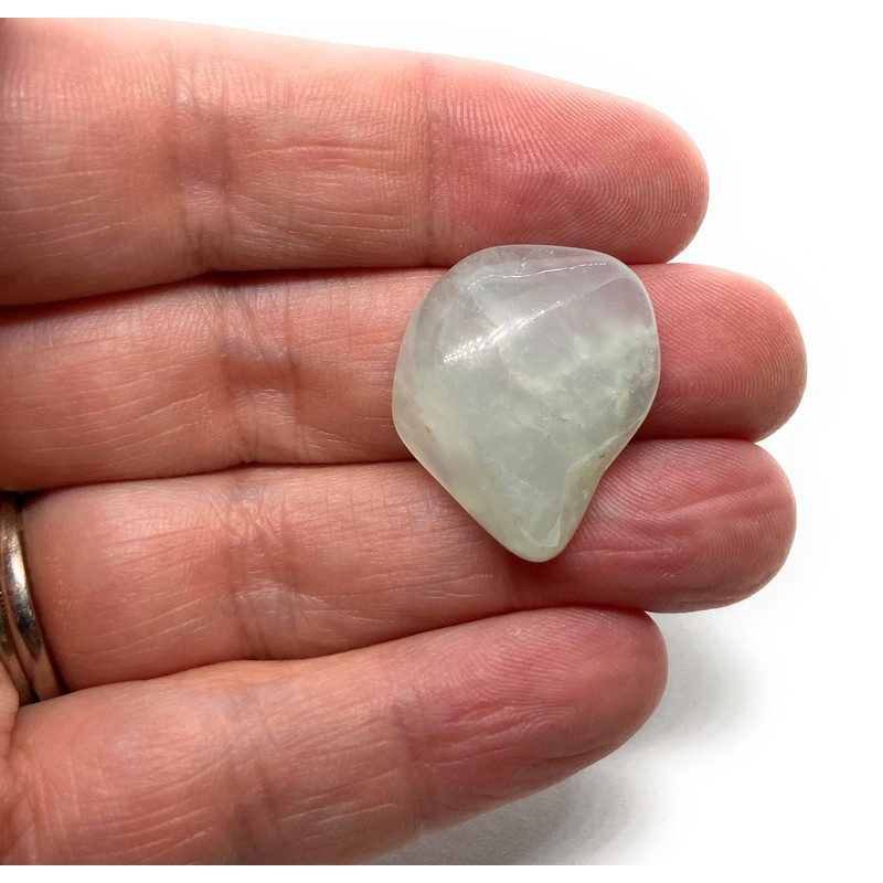 Prehnite Medium Crystal Tumbled Stone - 1 Pc
