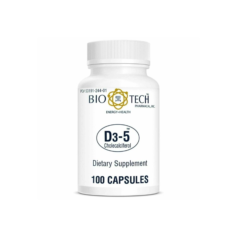 Biotech Vitamin D3 5 Cholecalciferol 5000IU Bone & Joint Support