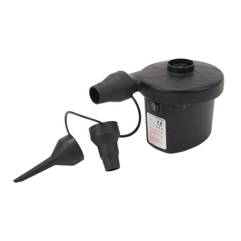Electric Air Pump 3 Nozzles Portable Inflator Deflator Pump for