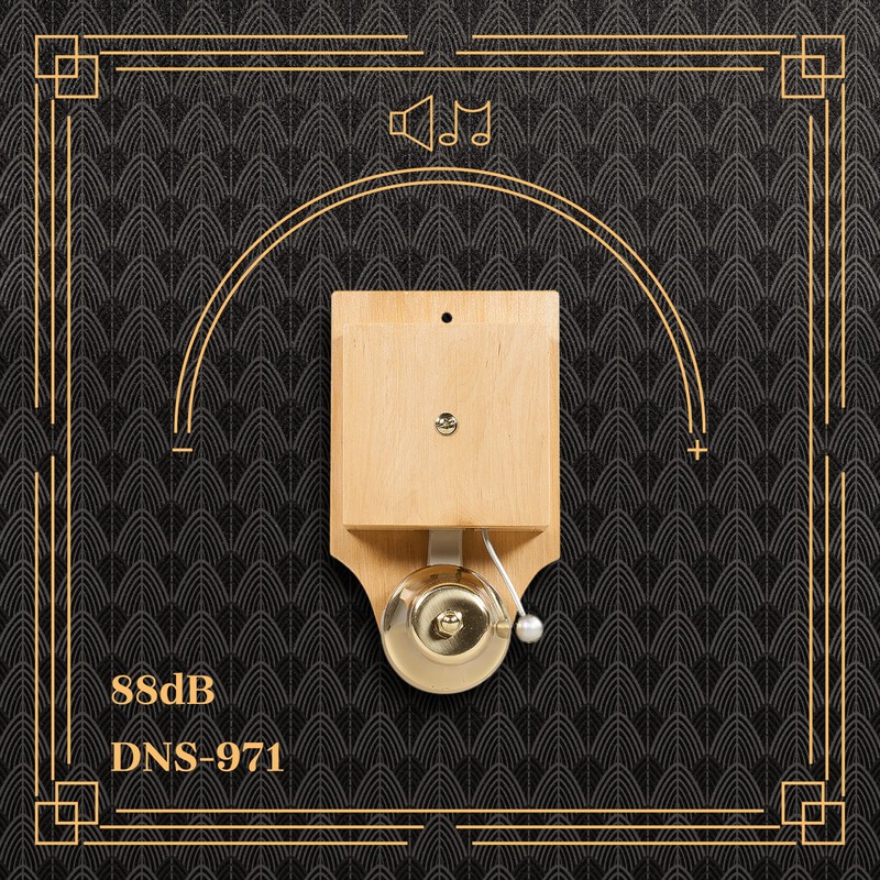 Sundi Doorbell Front Door Bell Electromechanical Retro Plastic Metal 230