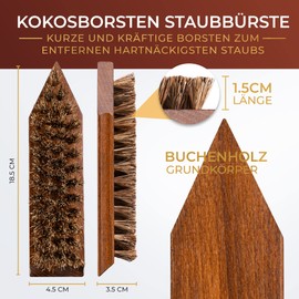 Shoe Brush Set Horsehair for Optimal Shoe Care Horsehair Brush Shine Brush Shoe Polishing Brush Shoe Brush, Light coconut hair