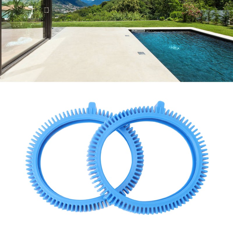 2pcs 896584000 143 Pool Cleaner Front Tire Blue Rubber with