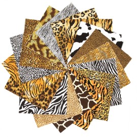 My Quilt Shop 102 Piece Wild Thing Animal Skin  pre cut charm pack 5" squares  fabric quilt