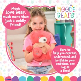 Mood Bears® Love Bear (Large) – Soft & Huggable Teddy Bear for Kids & Adults, Emotional Support Plush to Spread Love & Positivity