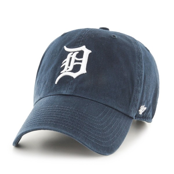 MLB Detroit Tigers Clean Up Adjustable Cap (Navy) (For Adults)