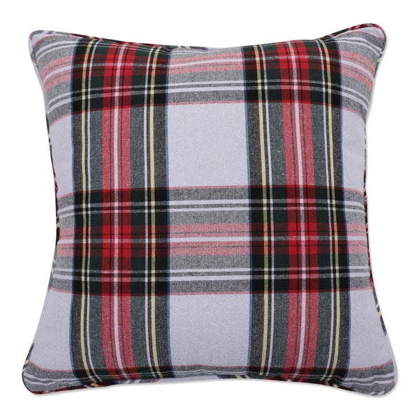 Pillow Perfect Christmas Indoor Throw Pillow, 18" x 18", Red
