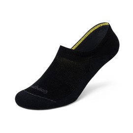 Allbirds Unisex Anytime No Show Sock, Lightweight Organic Cotton Ped Socks for Men & Women - Natural Black - Medium