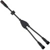 2 Way Lighting Splitter Connector 2Pin Y Shape 1 Male