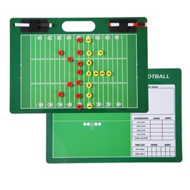 SANXIULY Magnetic Football Board for Coach,Dry Erase Football Clipboard with 24 Magnets.