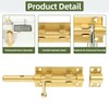 Alise Slide Lock SUS304 Stainless Steel Gate Latch, Slide Bolt