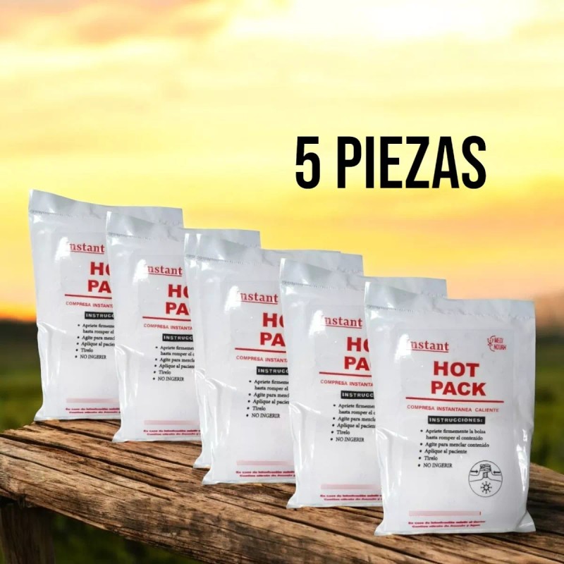 MEDINOVAX Kit De 5 Pzs Compresa Caliente Instantánea