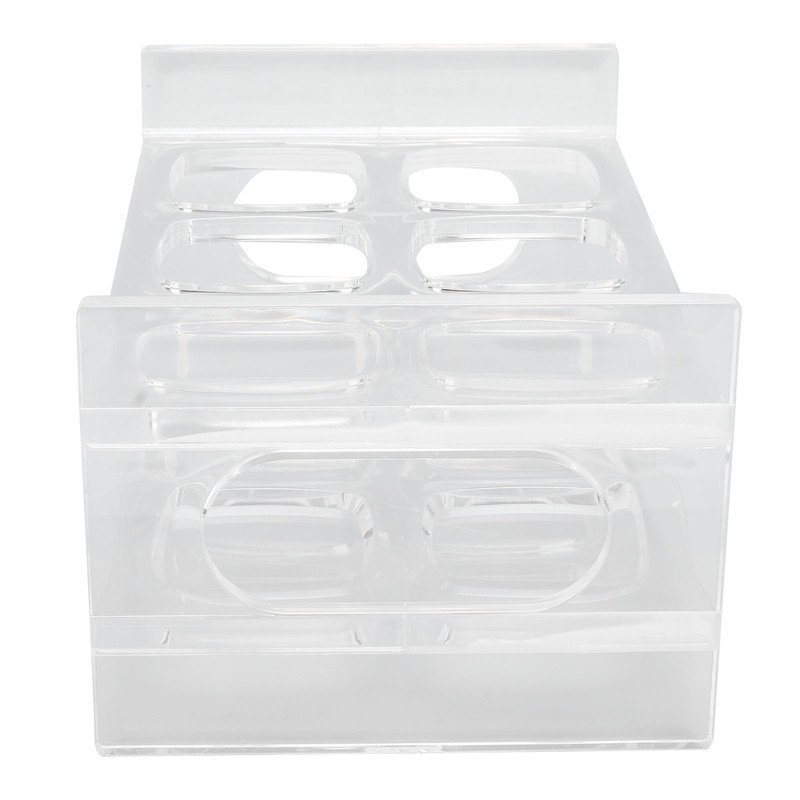 Acrylic Shot Glass Holder Carrying 6 Square Transparent Liquor Cup