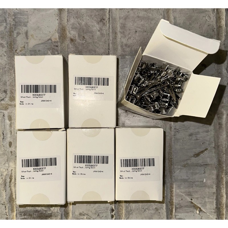 Unbranded Silver Duckbill Clips 60/box