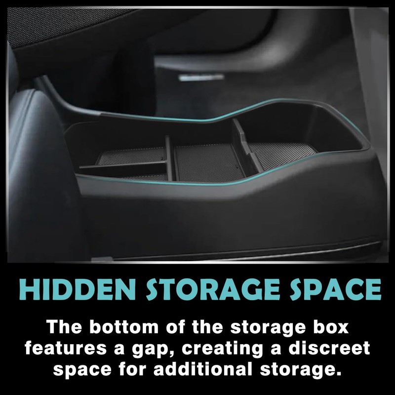 BestEvMod for EV9 Lower Center Console Organizer Tray Interior Accessories