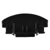 Sarini Black Car Armrest Cover Locking Clip Center Console Lid