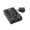 Omnitronic GNOME-202 Mini Mixer black | 2-channel DJ mixer in