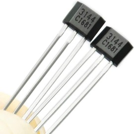 40 x 44E TO-92UA Hall Effect Sensor Magnetic Detector A3144/A3144EUA-T/OH3144/44E/AH 3 Pins Sensor For Electric Vehicle Motor Industrial Applications