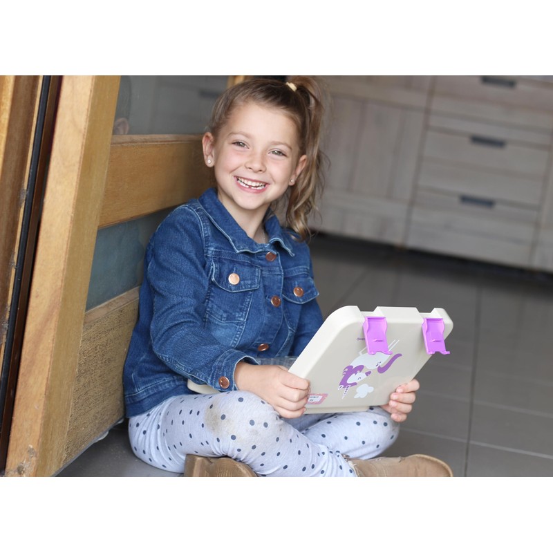 Kid-Friendly Easy Clean Bento Lunchbox by My Family - Leakproof,