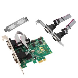 PCI-E to RS232 4 port Serial Port Converter PCI Express Controller Adapter Expansion Card