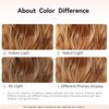 RicHyun Women Blonde Bob Wigs with Bangs Layered Straight Natural