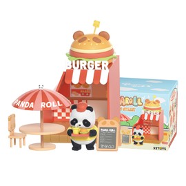 52TOYS Panda Roll Shopping Street Series 1PC Action Figure, Collectible Toy Kawaii Creative Gift Room Decor Desktop Decoration, Gift for Birthday Party