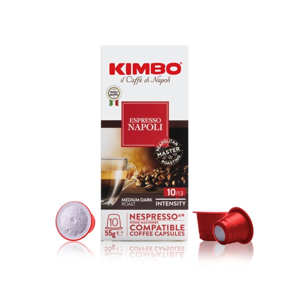 Kimbo Napoli Capsules - Nespresso Compatible | 10 capsules