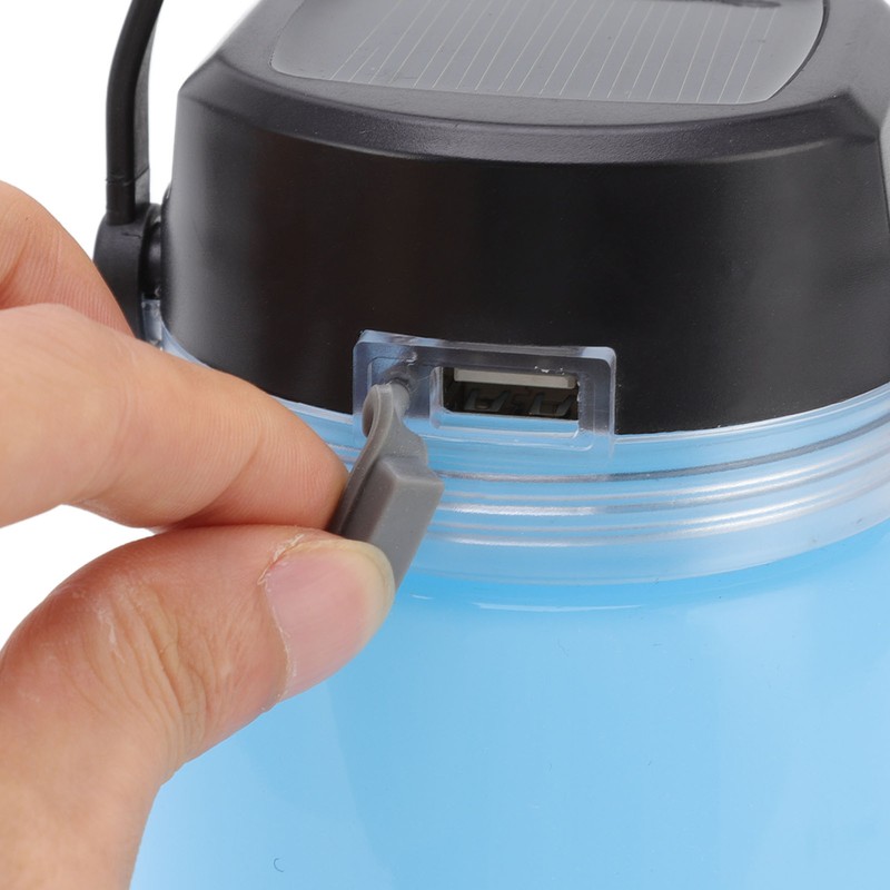 Solar Charging Water Bottle Luminous Water Cup Teacup Outdoor Camping