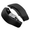 Unbranded Black ABS Fairing Air Deflectors Side Wide Wind Windshield