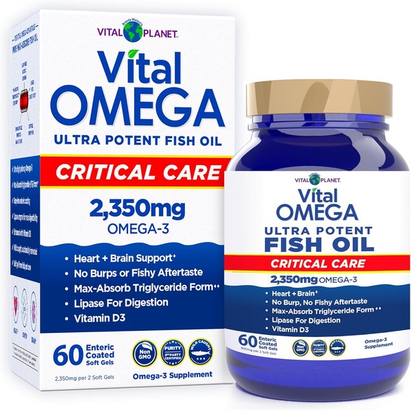 Vital Planet - Vital Omega 3 Fish Oil Critical Care