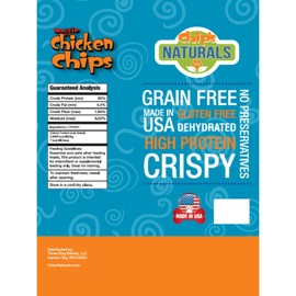 Chip's Naturals Doggie Chicken Chips Large 15 oz All Natural High Protein Low Calorie Healthy Dog Treats, Grain Free Gluten Free USDA Inspected & Approved Chicken Treat for Dogs, Pet Supplies