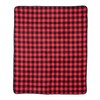 C&F Home Buffalo Check Picnic Blanket 50x60 inches Red