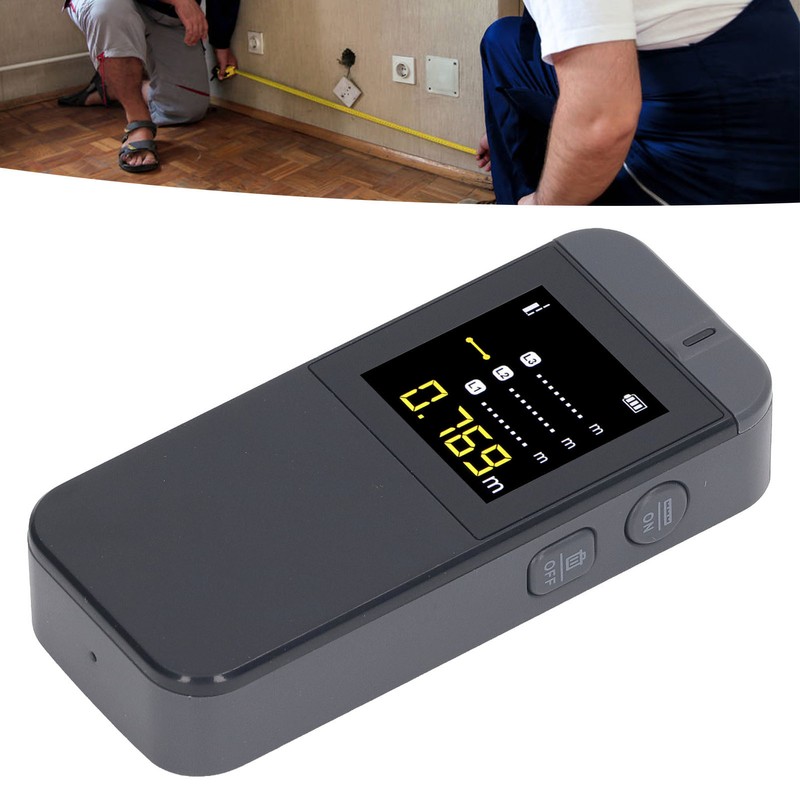 Smart Infrared Rangefinder LCD Screen Gravity Sensing Distance Measuring Device