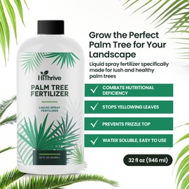 32oz Palm Tree Fertilizer, Premium Plant Food - Palm Fertilizer for Lush Growth of Palms, Rich in Micronutrients, Easy to Use and Water Soluble for Stronger Roots, Healthy Trunks & Vibrant Leaves