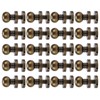 20set Brass Rivets Bronze Wear Resistance Luggage Hardware Accessories for