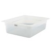 Cambro 26PP190 Translucent Half Size 6" H Food Pan