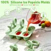 Baby Popsicle Molds Silicone 6-Cavity Ice Pop Mold for Toddlers