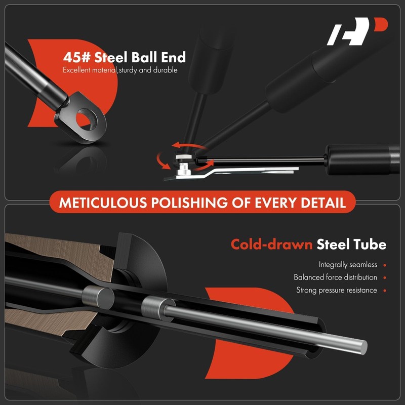 A-Premium Rear Left Tailgate Assist Lift Supports Shock Struts Compatible