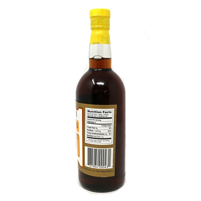 Datu Puti Patis Fish Sauce 25.36 Fl Oz / 750