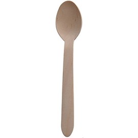 Disposable Wooden Spoon, Pack of 100