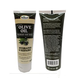 Difeel Mascarilla Capilar de Aceite de Oliva Extra Virgen 8 oz. - Tratamiento capilar acondicionador profundo de aceite de oliva