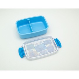 OSK PL-1R Thomas & Friends Lunch Box, Blue, Dishwasher Safe, Microwave Safe, Includes Dividers